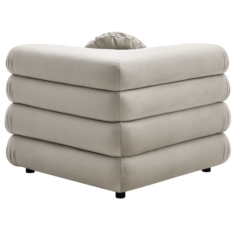 Jubilee 3-Piece Sectional Sofa in Almond