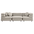 Jubilee 3-Piece Sectional Sofa in Almond