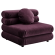 Jubilee 3-Piece Sectional Sofa in Mulberry