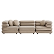 Jubilee 3-Piece Sectional Sofa in Taupe
