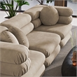 Jubilee 3-Piece Sectional Sofa in Taupe