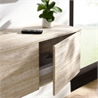 Terra TV Stand in Travertine