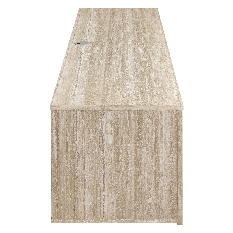 Terra TV Stand in Travertine