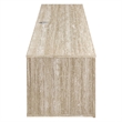 Terra TV Stand in Travertine