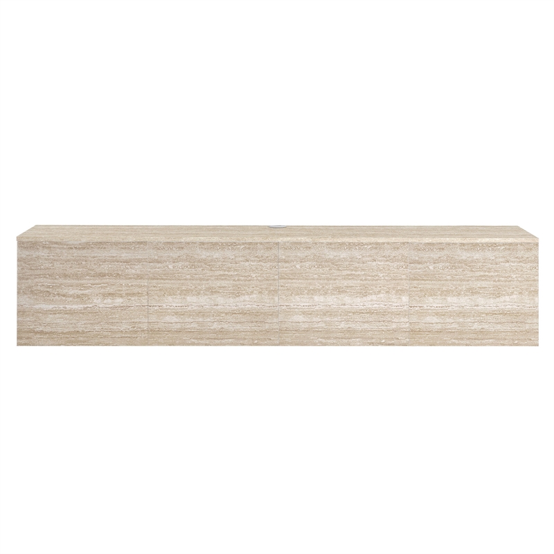 Terra TV Stand in Travertine
