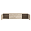 Terra TV Stand in Travertine