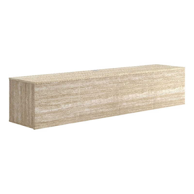 Terra TV Stand in Travertine