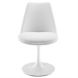 Lippa Swivel Dining Chair in White White