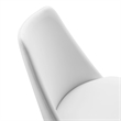 Lippa Swivel Dining Chair in White White