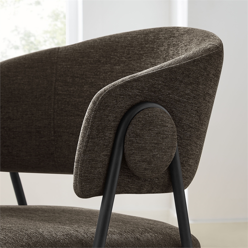 nella dining chairs set of 2 in java black