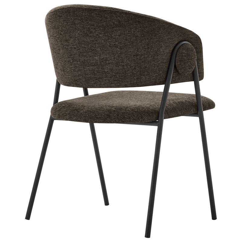 nella dining chairs set of 2 in java black