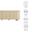 Overture TV Stand in Travertine