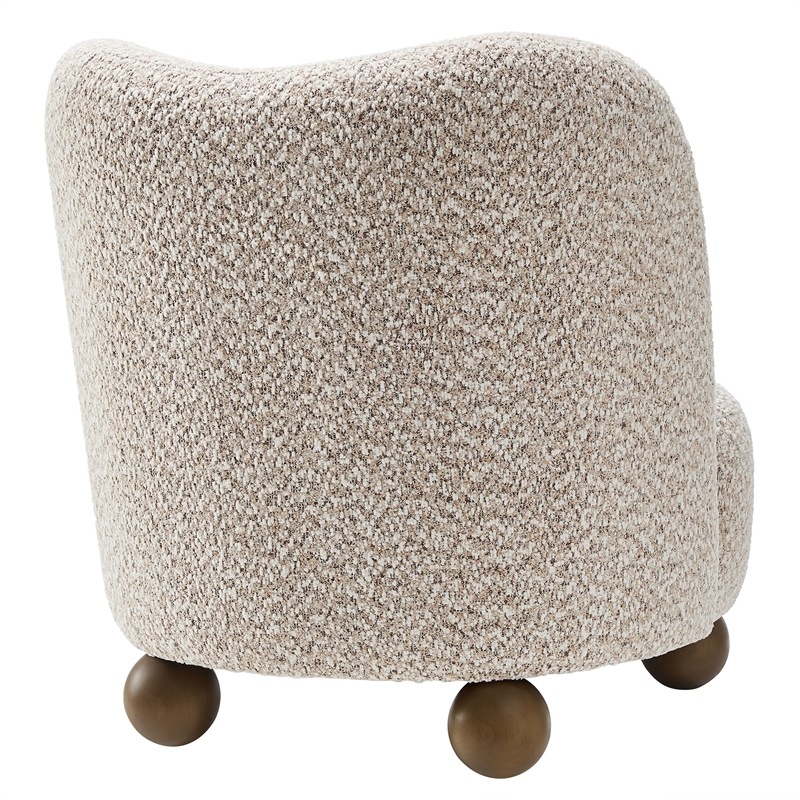 Monroe Accent Chair in Coral Walnut