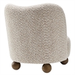 Monroe Accent Chair in Coral Walnut