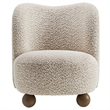 Monroe Accent Chair in Coral Walnut