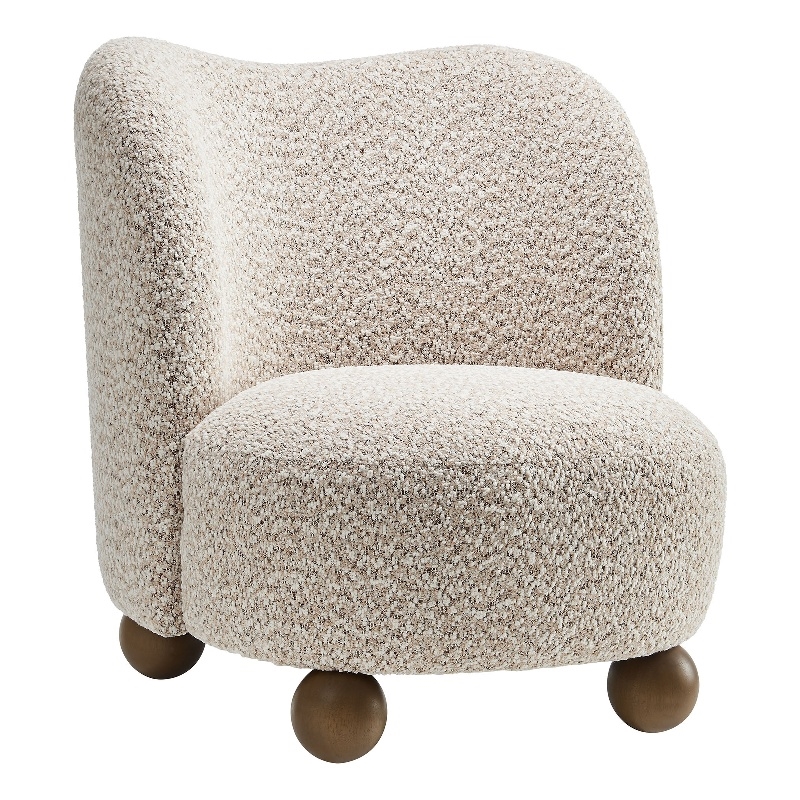 Monroe Accent Chair in Coral Walnut