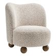 Monroe Accent Chair in Coral Walnut