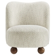 Monroe Accent Chair in Pearl Walnut