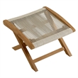Vienna Folding Ottoman in Natural Natural
