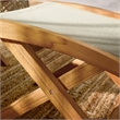 Vienna Folding Ottoman in Natural Natural