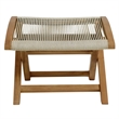 Vienna Folding Ottoman in Natural Natural