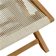 Vienna Folding Ottoman in Natural Natural