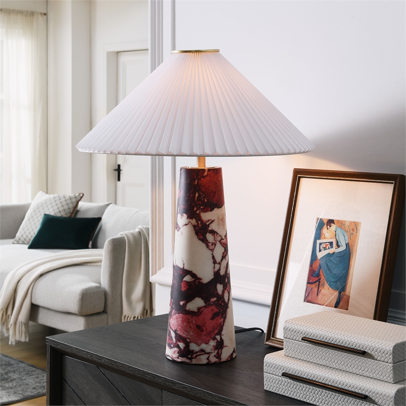 Nera Table Lamp in Red