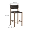 Parkland Counter Stools Set of 2 in Walnut