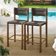 Parkland Counter Stools Set of 2 in Walnut