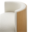 Solis Accent Chair in Natural Ivory