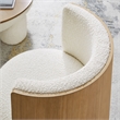 Solis Accent Chair in Natural Ivory