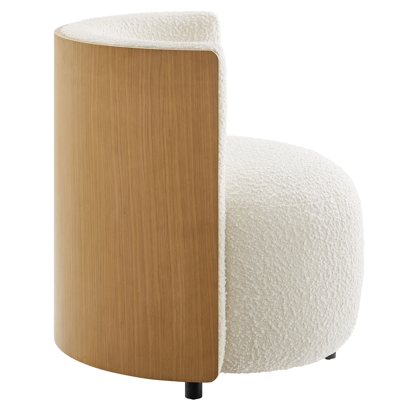 Solis Accent Chair in Natural Ivory