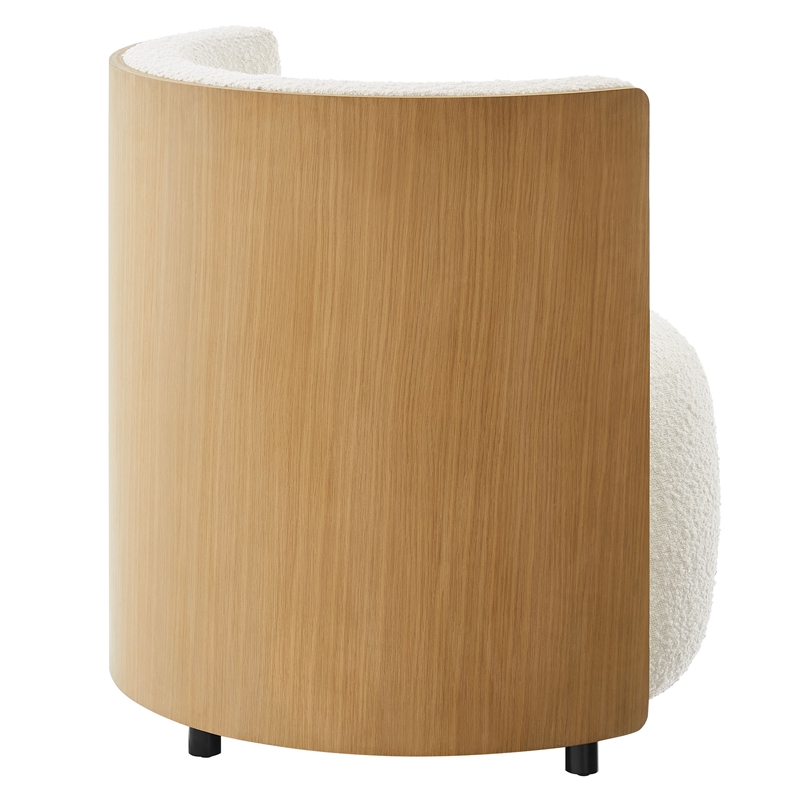 Solis Accent Chair in Natural Ivory