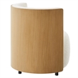 Solis Accent Chair in Natural Ivory