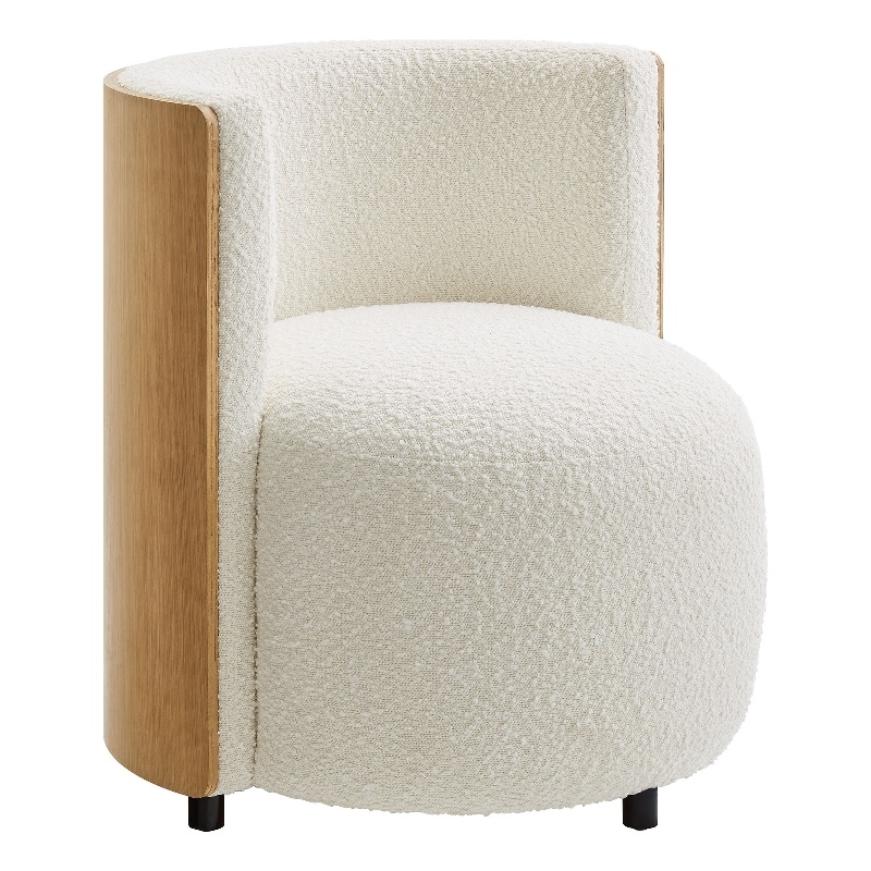 Solis Accent Chair in Natural Ivory