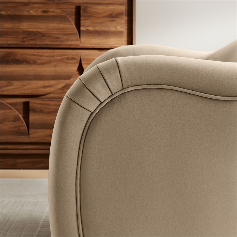 Compose Accent Chair in Taupe