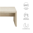 Mirella Bench in Travertine