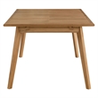 Vienna 7-Piece Dining Set with Armless Chairs in Natural Natural