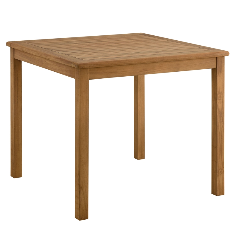 Vienna 3-Piece Dining Set with Armless Chiars in Natural Natural