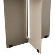Modway Tecton Powder-Coated Aluminum Patio End Table in Khaki