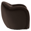 Compose Swivel Armchair in Chocolate Brown