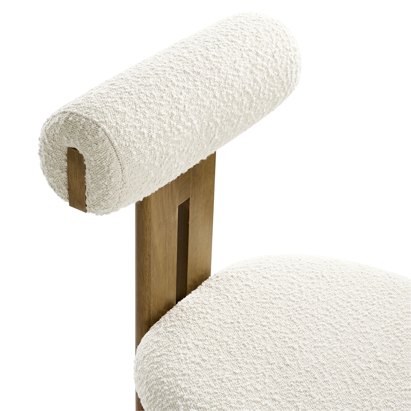 Torian Dining Chair Set of 2 in French Oak Ivory