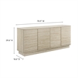 Render Sideboard Cabinet TV Stand in Travertine