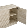 Render Sideboard Cabinet TV Stand in Travertine