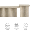 Render Coffee Tables Set of 2 in Travertine