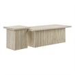 Render Coffee Tables Set of 2 in Travertine