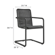 Abacus Dining Chairs Set of 2 in Slate