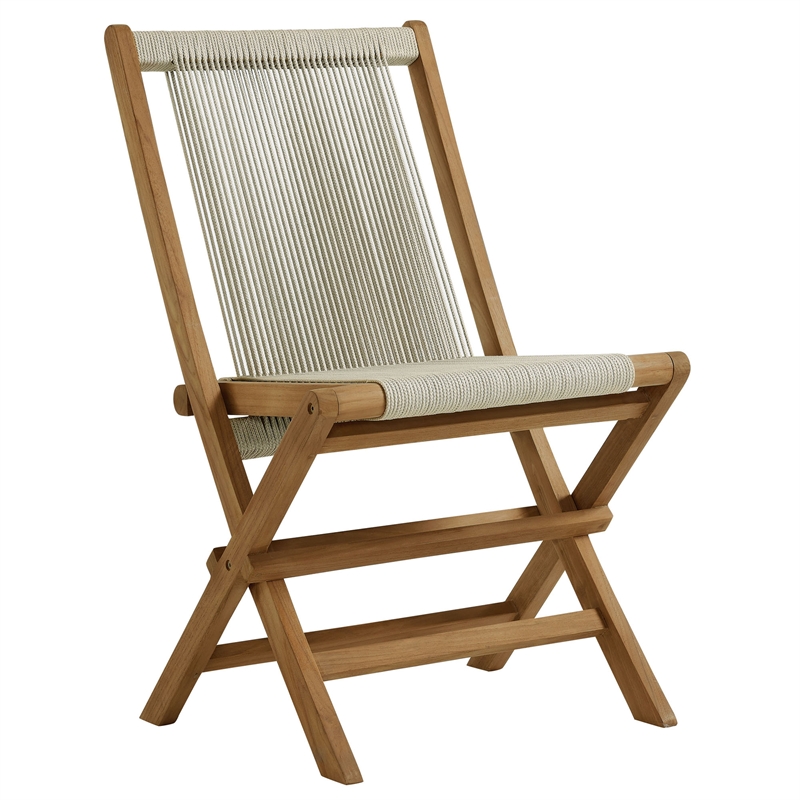 Vienna Folding Chairs Set of 4 in Natural Natural