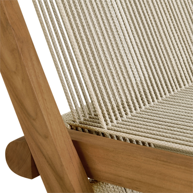 Vienna Folding Chairs Set of 4 in Natural Natural