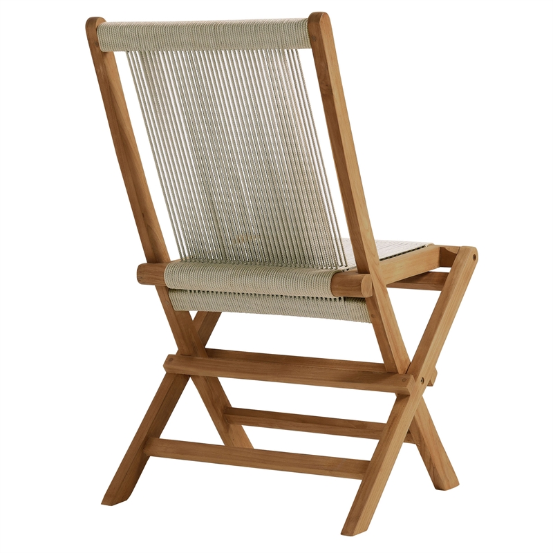 Vienna Folding Chairs Set of 4 in Natural Natural